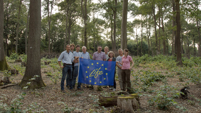 Besuch des EU-Monitoringteam im Mittelwald Silbersee